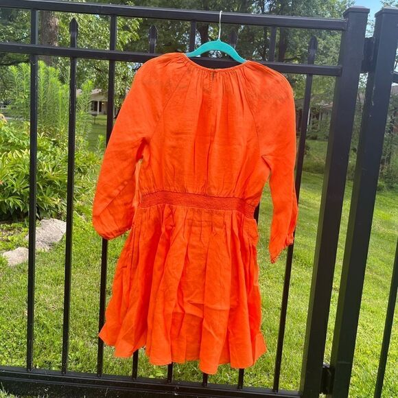 J Crew Palermo Linen Smock Waist Dress NWT - Picture 6 of 12